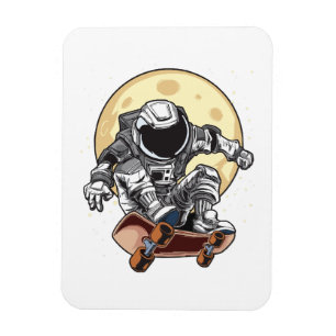 Astronaut Skate Magnet