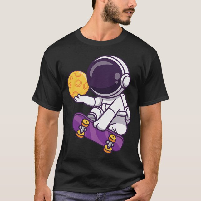 Astronaut-Skater T-Shirt (Vorderseite)