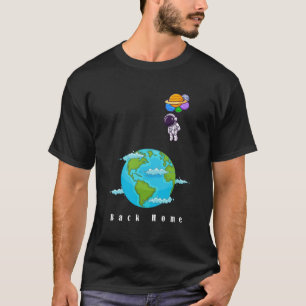 Astronaut Space Art T-Shirt – Schweben mit Ballons