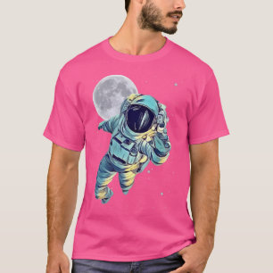 Astronaut Space Ästhetische farbige Eclipse Space T-Shirt
