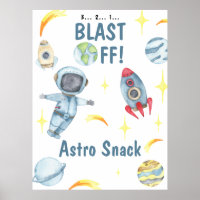 Astronaut Space Birthday Astro Snack