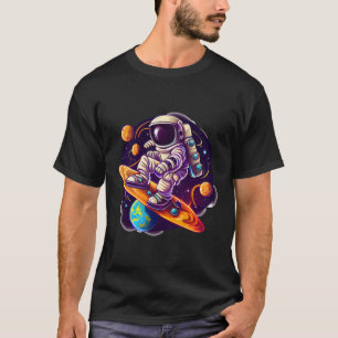 Astronaut Space Dancing Tänzer erforschen Planeten T-Shirt