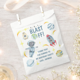 Astronaut Space Geburtstagsparty Danke Geschenktütchen