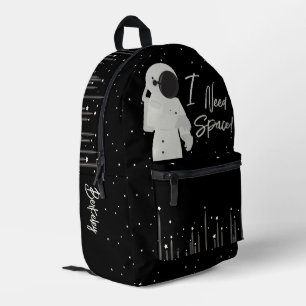 Astronaut Space Pun Teen Name Bedruckter Rucksack