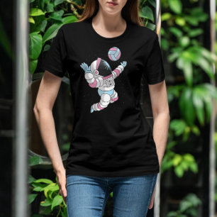 Astronaut Space Volleyball T-Shirt