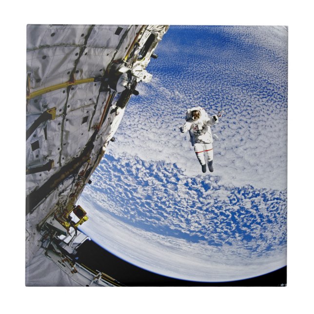 Astronaut Spacewalk Fliese (Vorderseite)