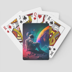 Astronaut Spielkarten