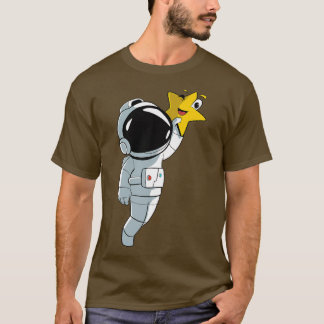 Astronaut Star Planet T-Shirt