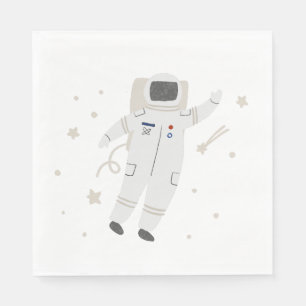 Astronaut & Stars Space Geburtstagsparty Napkins Serviette