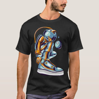 Astronaut-Stil T-Shirt