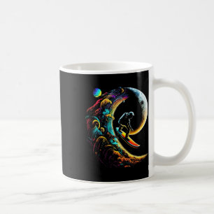 Astronaut surft durch Weltraum Universum Galaxie P Kaffeetasse