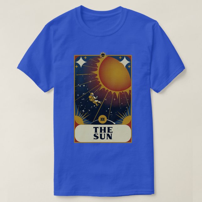 Astronaut Tarot Sun von Tobe Fonseca T-Shirt (Design vorne)