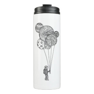 Astronaut Thermosbecher