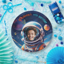 Astronaut Tiefraum Himmel Planeten Foto Geburtstag