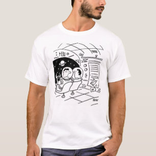 Astronaut überrascht, Post geliefert zu sehen T-Shirt