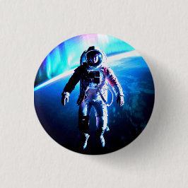ASTRONAUT UNANGELEINT  BUTTON