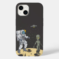 Astronaut und Alien