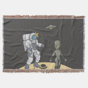Astronaut und Außerirdischer Decke