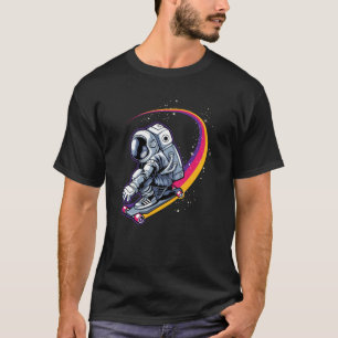 Astronaut und Skateboard T-Shirt