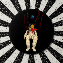 Astronaut und Weltraum