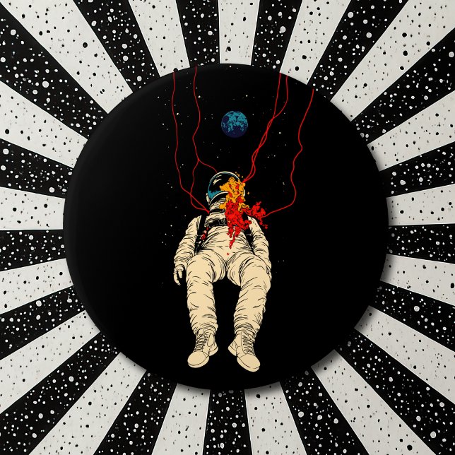Astronaut und Weltraum Button (Von Creator hochgeladen)