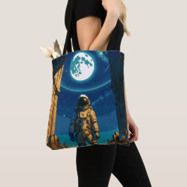 Astronaut unter dem himmlischen Tor