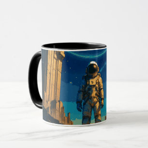 Astronaut unter dem himmlischen Tor Tasse