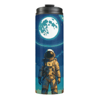 Astronaut unter dem himmlischen Tor Thermosbecher