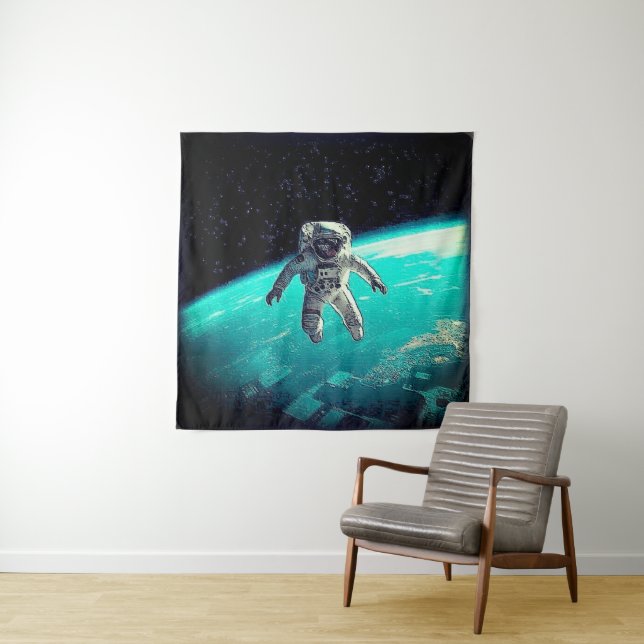 ASTRONAUT UNTETHERED WANDTEPPICH (Beispiel)