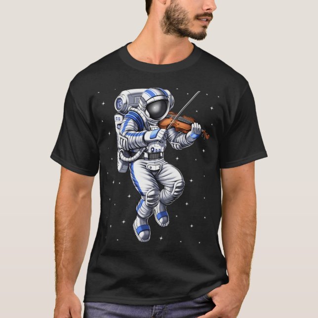 Astronaut Violinsolist T-Shirt (Vorderseite)
