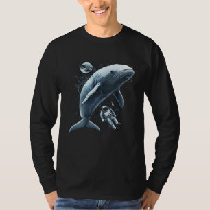 Astronaut Wal Weltraum Grafik T-Shirts Männer Frau