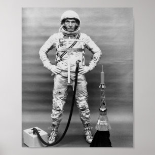 Astronaut Walter Schirra von Sigma 7 (MA-8) Poster