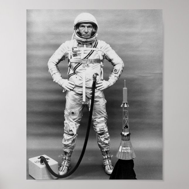 Astronaut Walter Schirra von Sigma 7 (MA-8) Poster (Vorne)