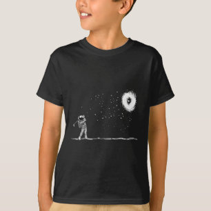 Astronaut Weltraum Golf Spieler Lustig Galaxy Welt T-Shirt