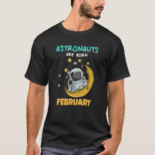 Astronaut Weltraumgalaxie Geburtstag Tag Geboren i T-Shirt