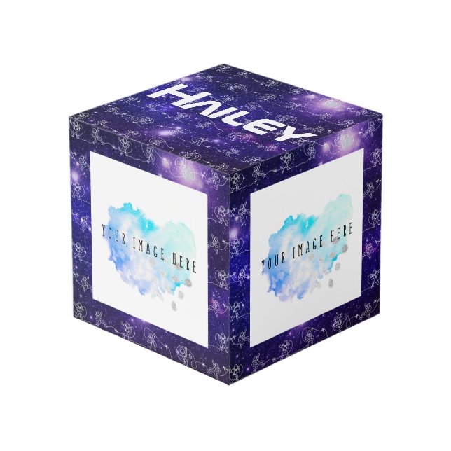 Astronaut Würfel (Vorderseite Schrägansicht)