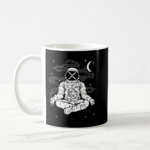 Astronaut Yoga Ripple XRP Crypto Coin HODL Kaffeetasse