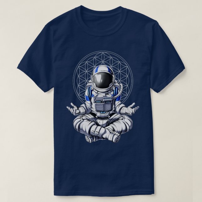 Astronaut Zen Yoga T-Shirt (Design vorne)