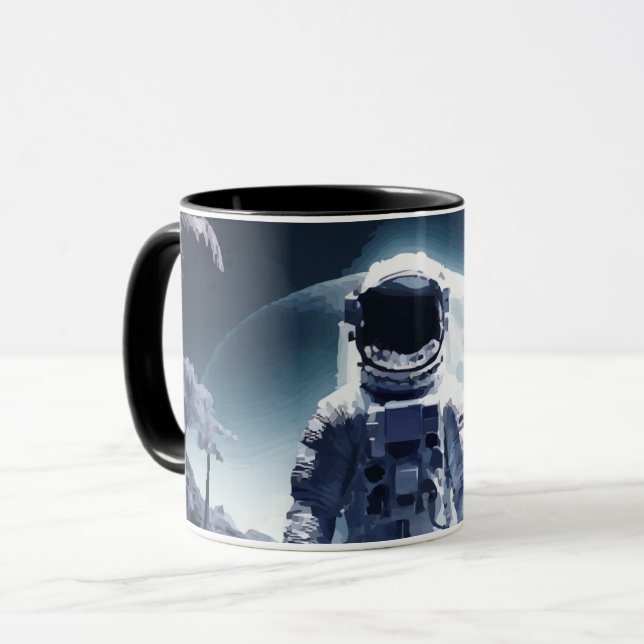 Astronauta Tasse (Vorderseite Links)