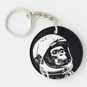 Astronauten-Affe Schlüsselanhänger