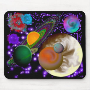 Astronauten-Ansicht-Mausunterlage Mousepad