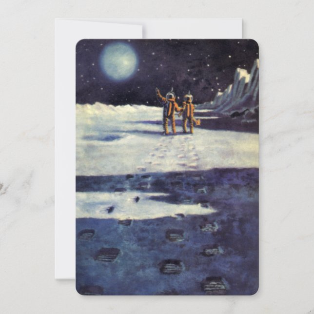 Astronauten-Außerirdischen der Vintagen Science Fi (Vorderseite)