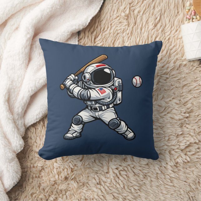 Astronauten-Baseball Kissen (Decke)