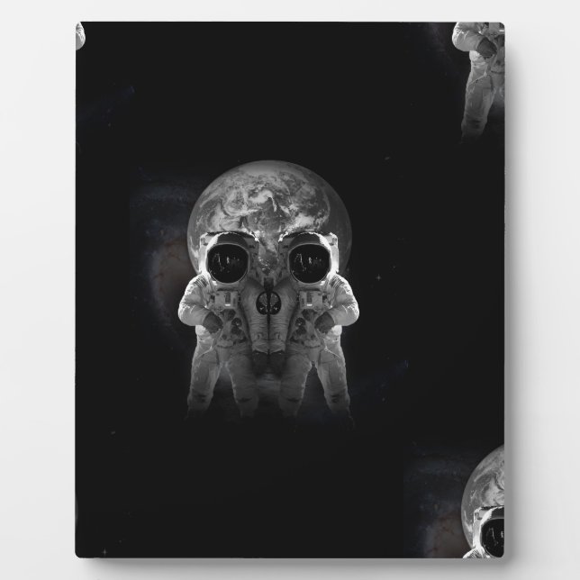 Astronauten Fotoplatte (Vorderseite)