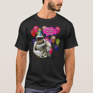Astronauten-Geburtstags-Thema T-Shirt