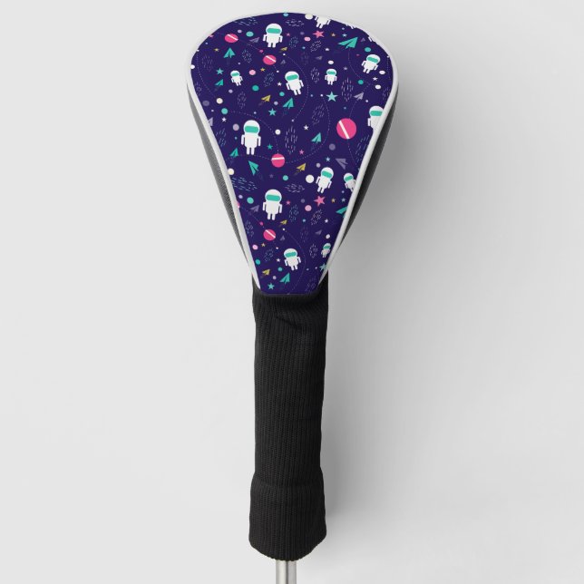 Astronauten Golf Headcover (Vorderseite)