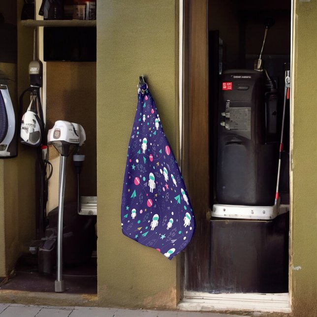 Astronauten Golfhandtuch (Golf Towel)