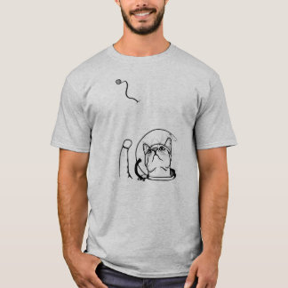 Astronauten-Katzen-Shirt T-Shirt