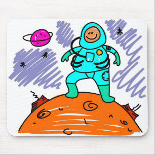 Astronauten-Kind Mousepad