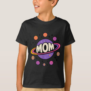 Astronauten-Mama Sonnensystem Planeten Muttertag T-Shirt